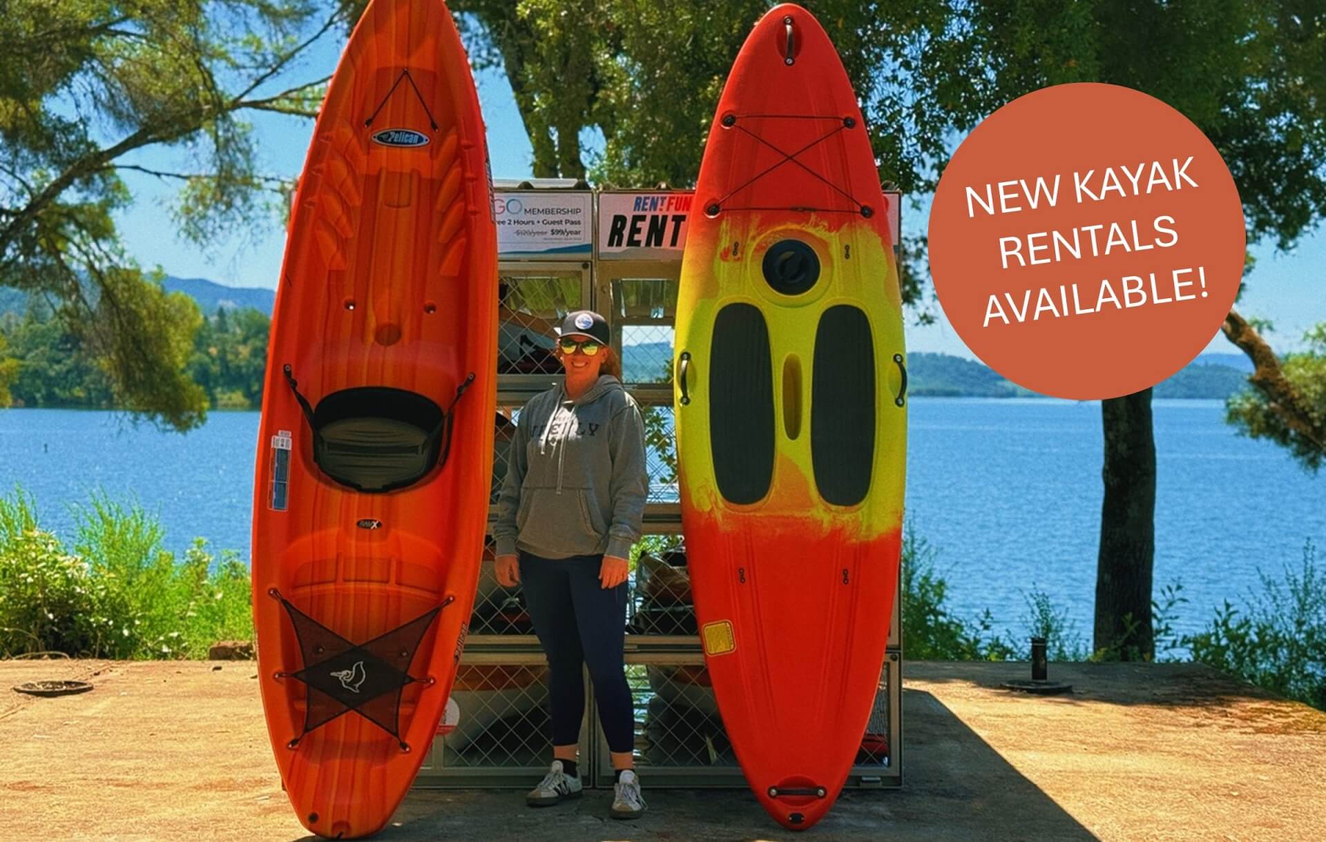Lake Mendocino Kayak Rentals