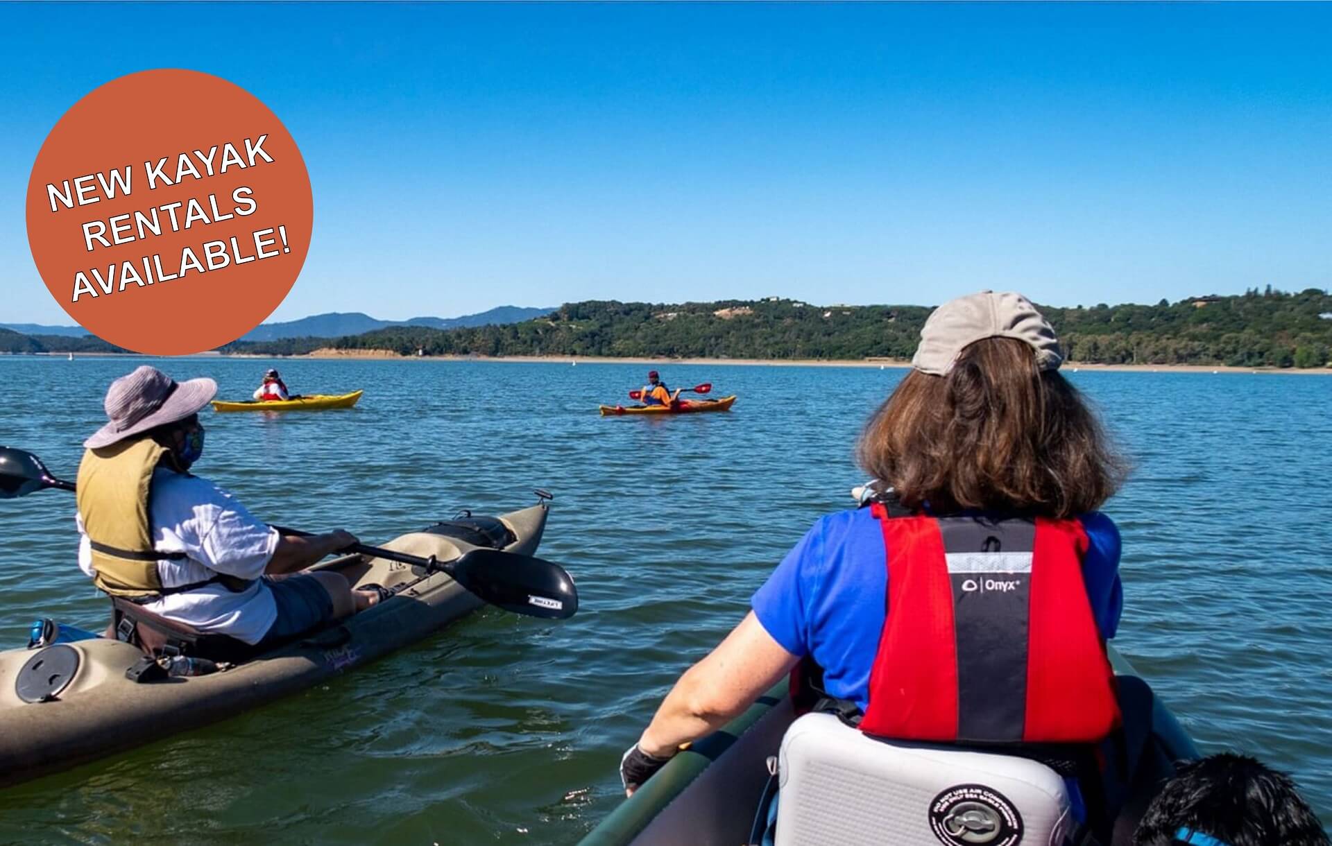 Lake Mendocino Kayak Rentals
