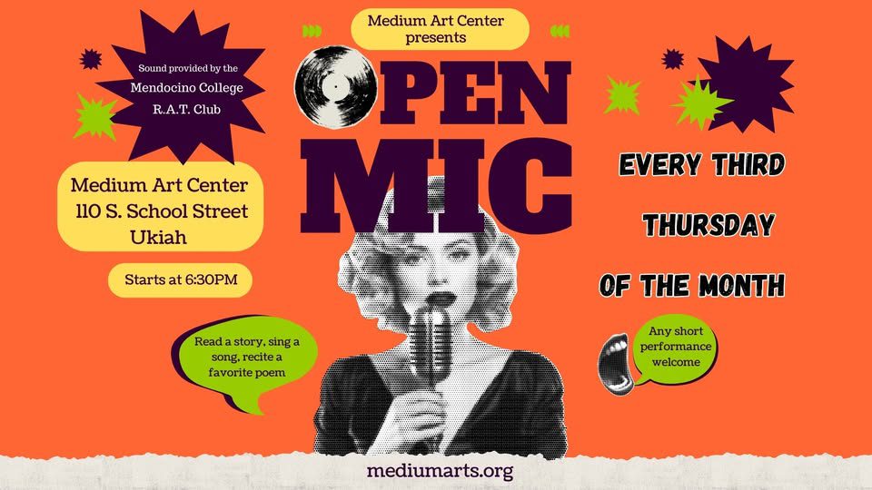 Open Mic at Medium Gallery downtown