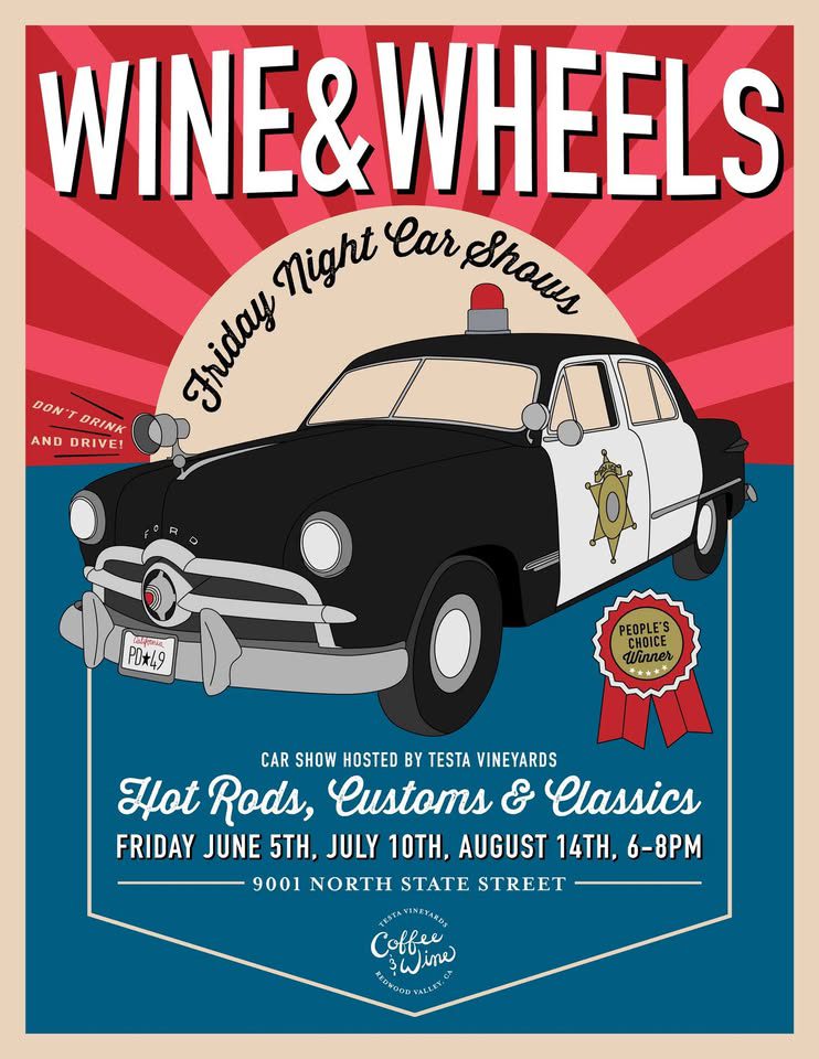 Wine and Wheels at Testa
