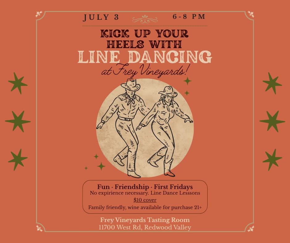 flyer for Frey line dancing