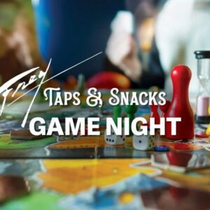 taps and snacks game night