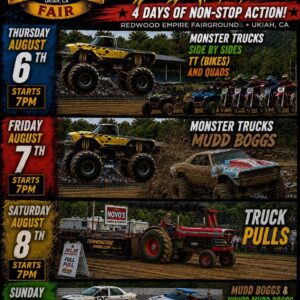 redwood empire fair trucks and boat races