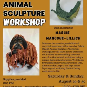 animal sculpture workshop medium gallery