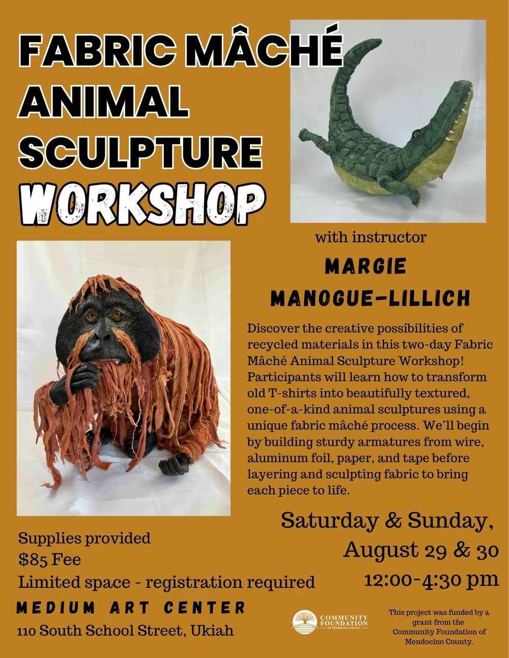 animal sculpture workshop medium gallery